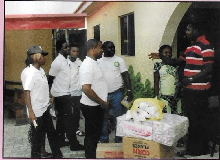 Food staples and provisions presented to the home