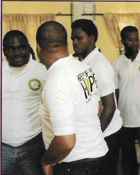 The KUTH team distributing supplies to beneficiaries