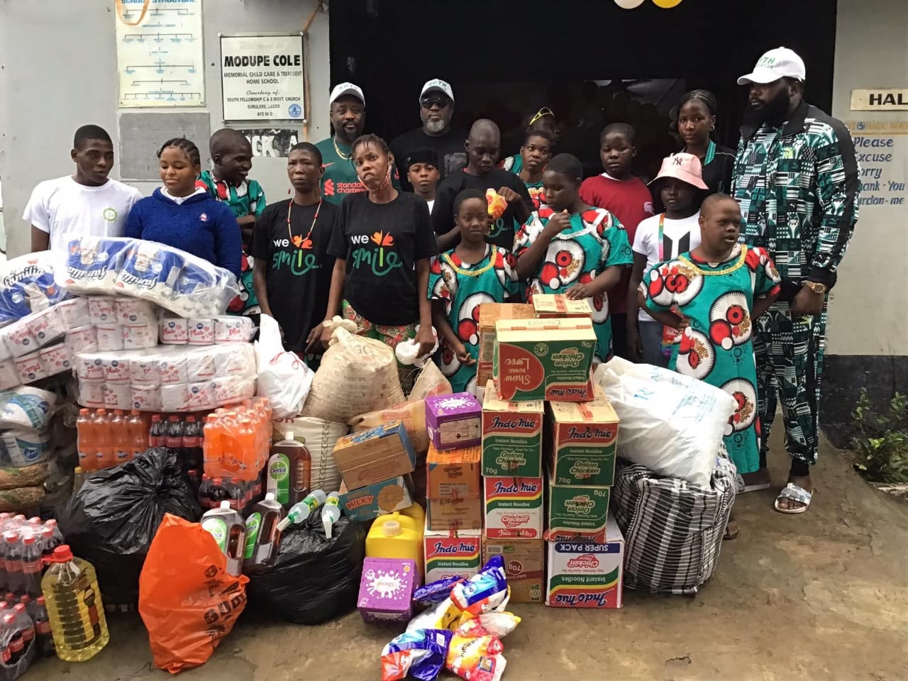 Group photo at Modupe Cole
