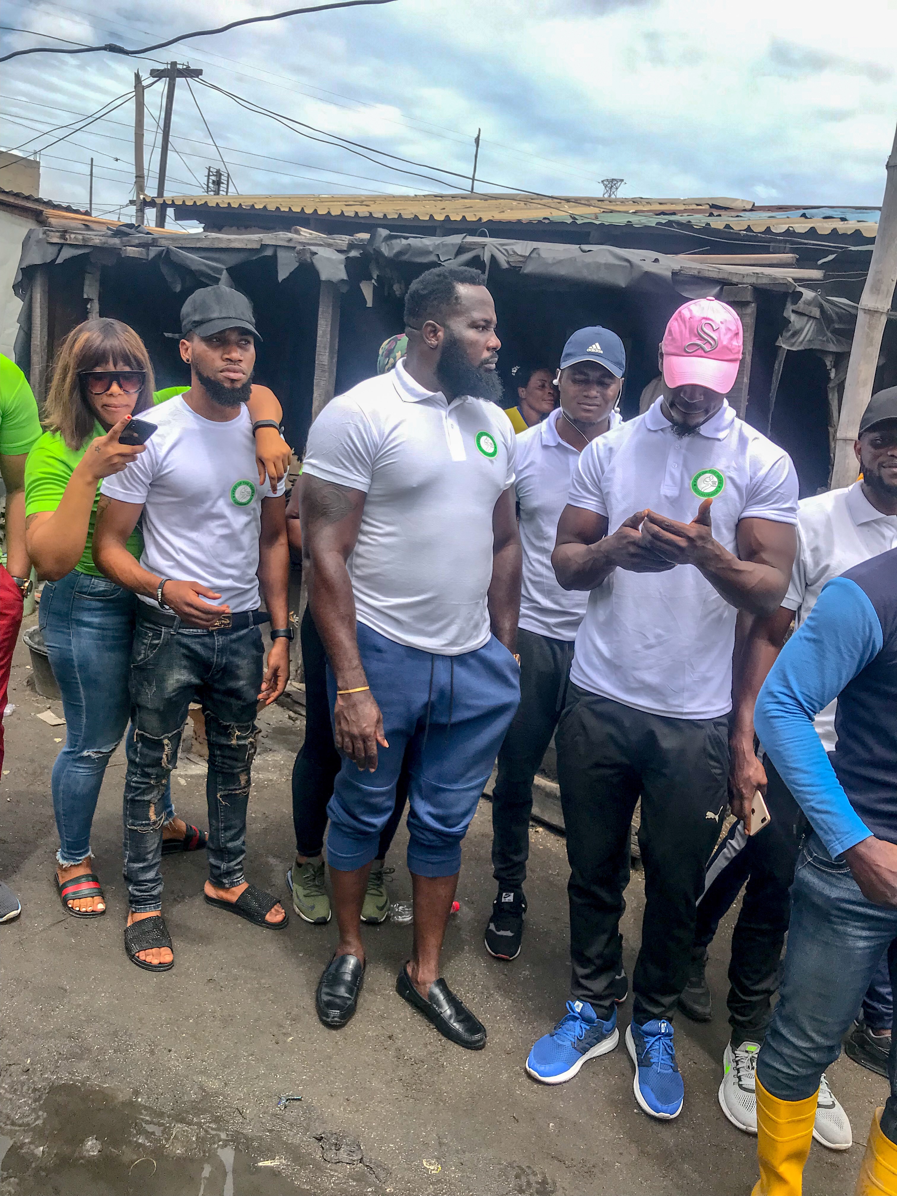 Volunteers at Makoko community