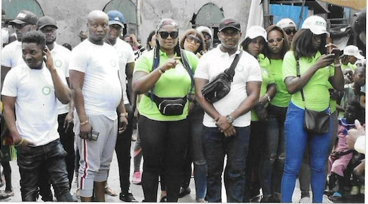 Volunteer team assembled