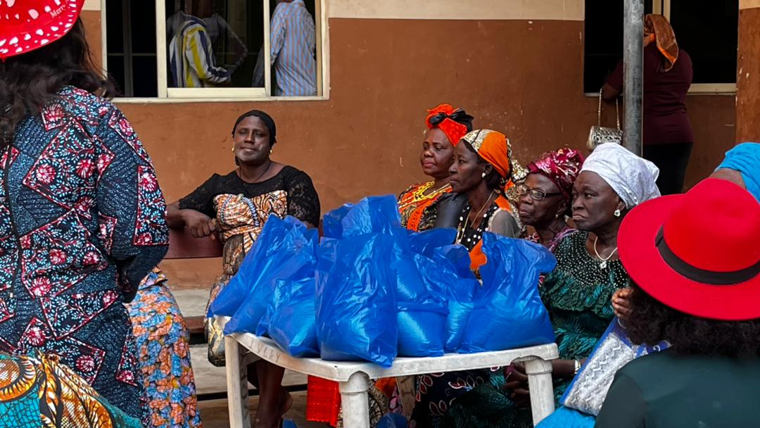 Welfare bags prepared for a KUTH widows' distribution