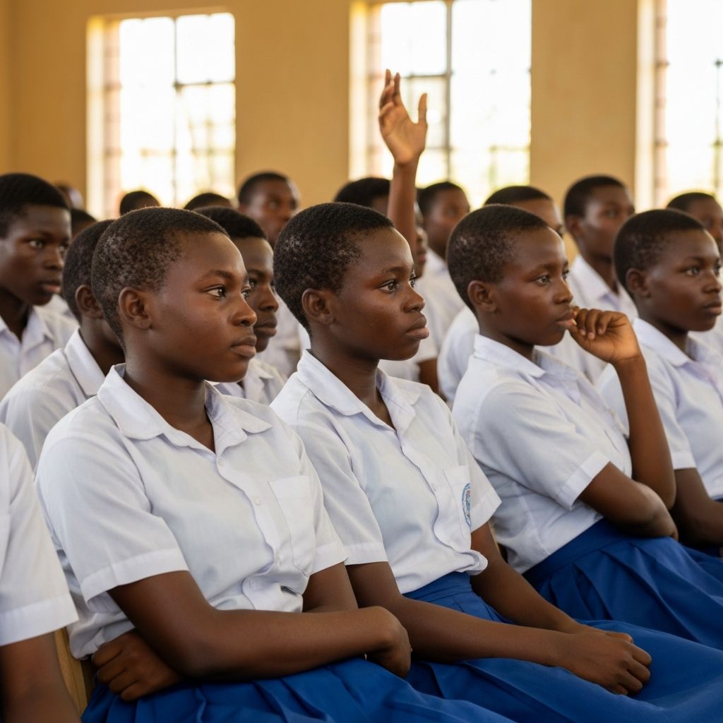 Young people learning