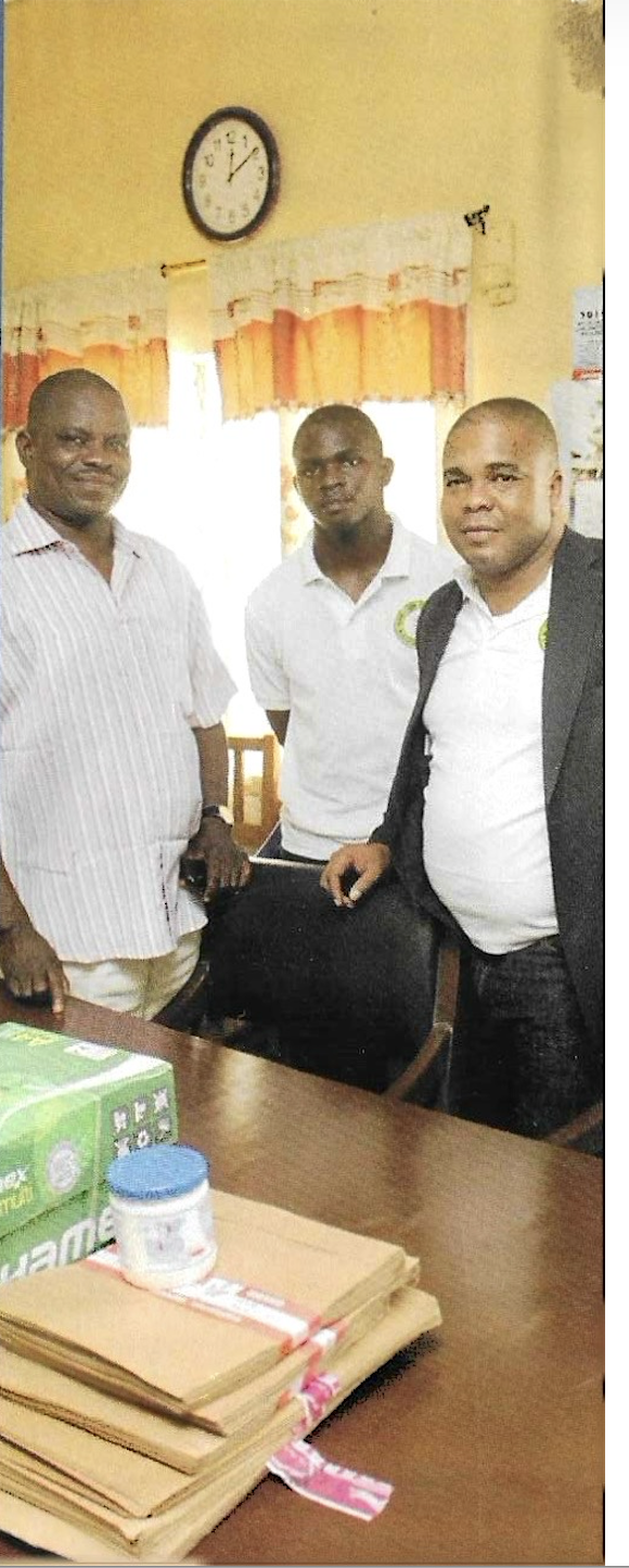KUTH Foundation team with welfare materials provided during the 2012 prison outreach