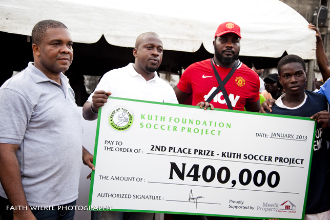2nd Place — ₦400,000 dummy cheque